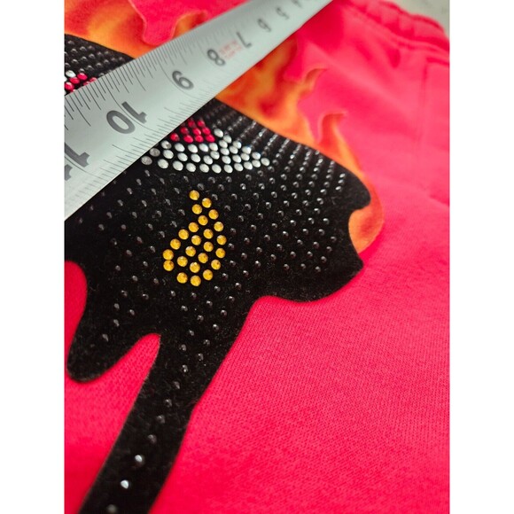 Roku Studio Women's Tear Sweatpants Joggers Red Size Medium - Picture 7 of 10